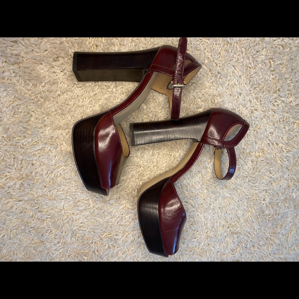 Michael Kors purple heels